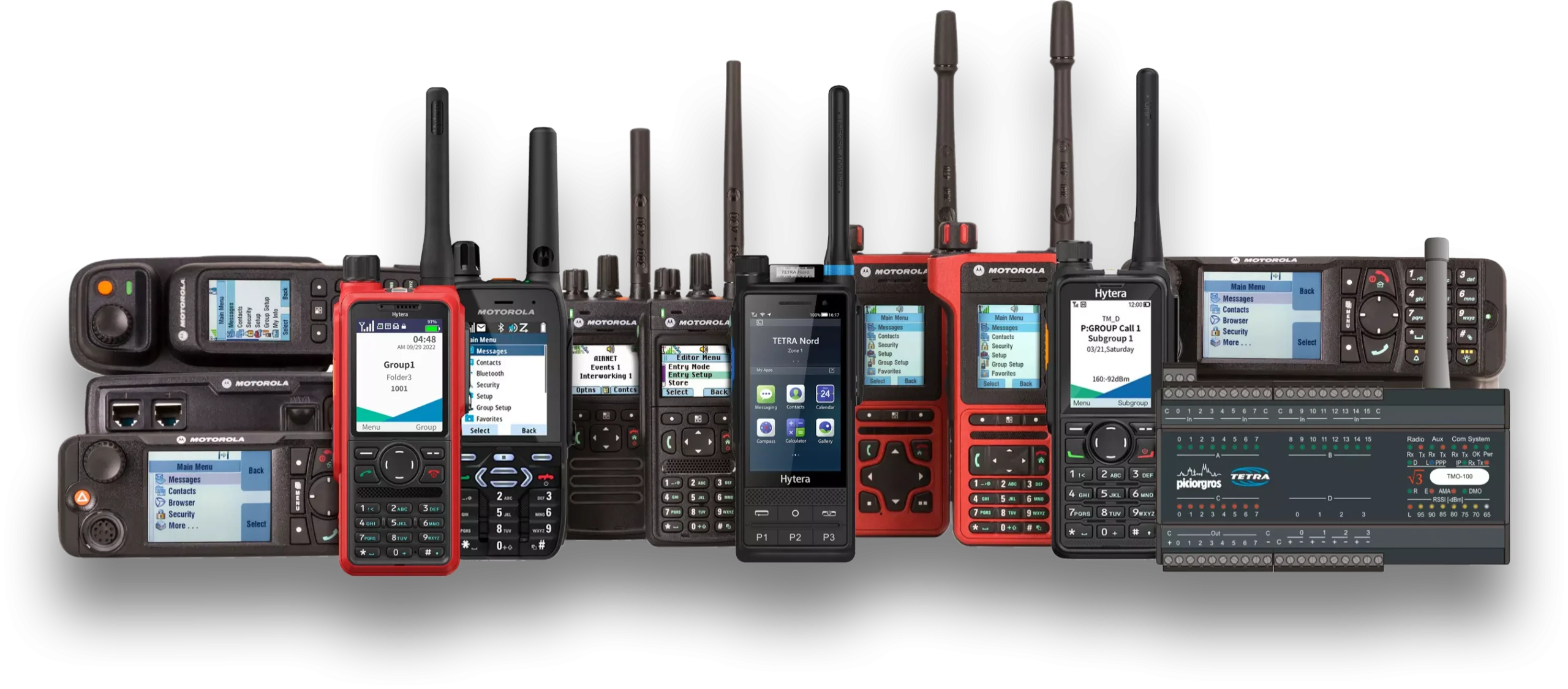 AMV TETRA Funkgeräte Übersicht 2025 - Motorola und Hytera